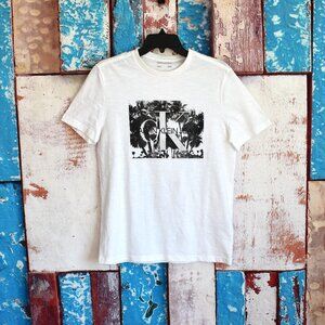 Men's Calvin Klein Jeans T-Shirt Tee Short Sleeve Crewneck XSMALL White NEW